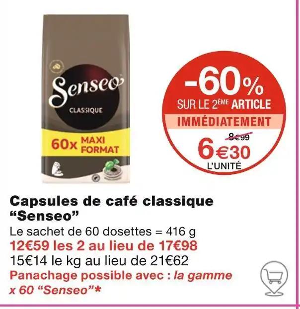 Senseo Capsules de café classique