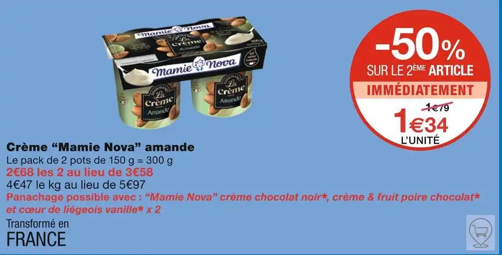 Mamie Nova Crème amande