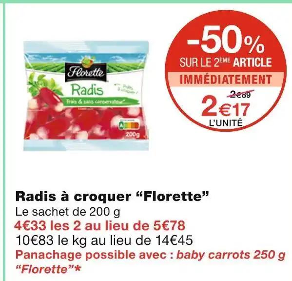 Florette Radis à croquer