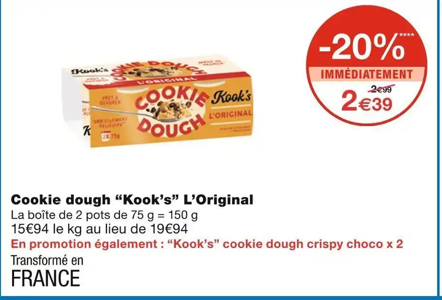 Kook’s Cookie dough L’Original