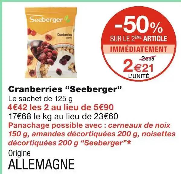 Seeberger Cranberries