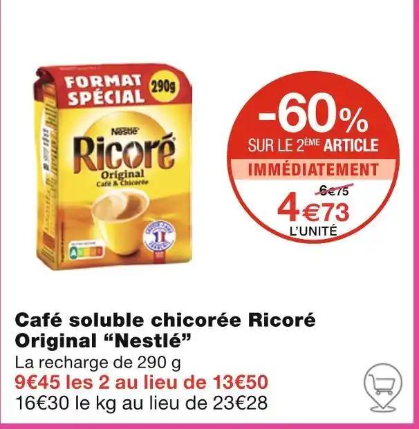 Nestlé Café soluble chicorée Ricoré Original