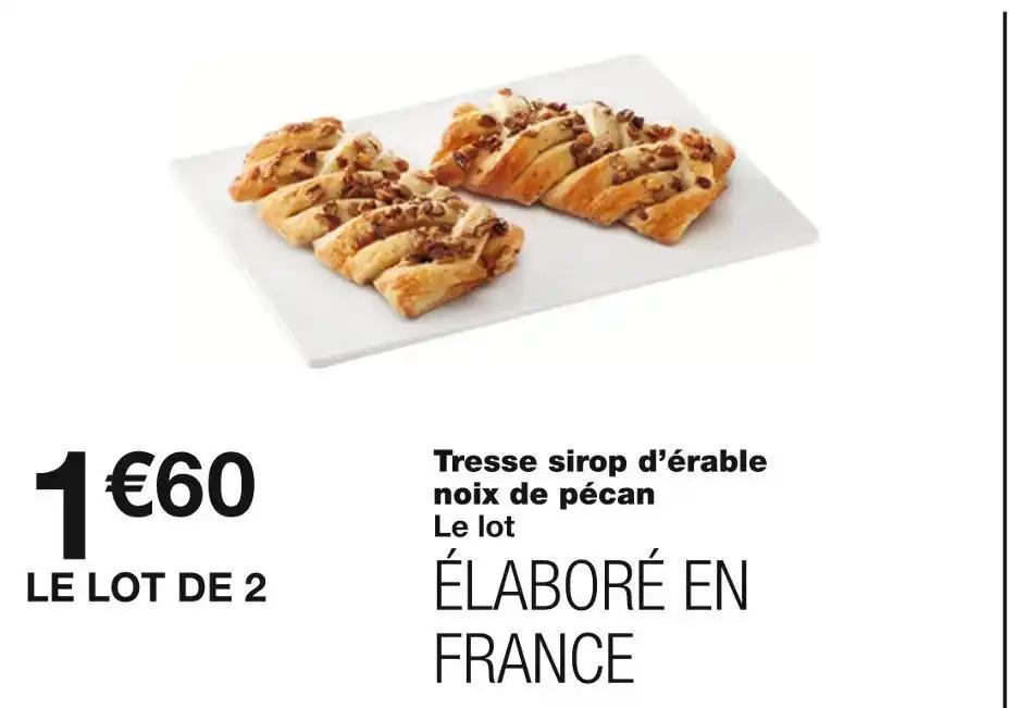 Tresse sirop d’érable noix de pécan