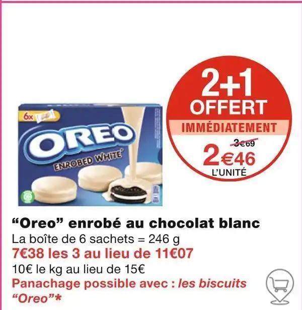 Oreo Oreo enrobé au chocolat blanc