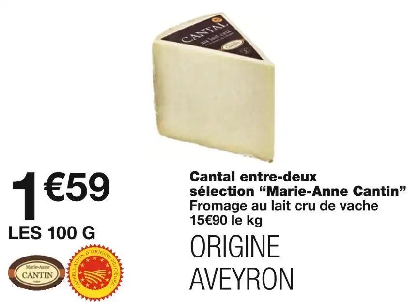 Marie-Anne Cantin Cantal entre-deux sélection