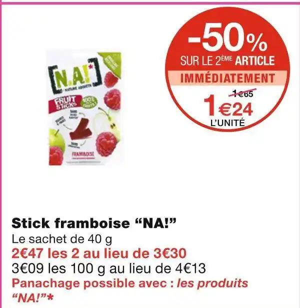 NA! Stick framboise