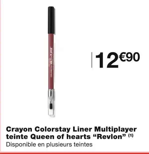 Revlon Crayon Colorstay Liner Multiplayer teinte Queen of hearts