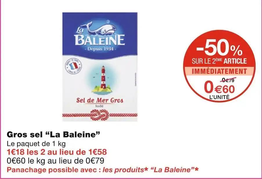 La Baleine Gros sel