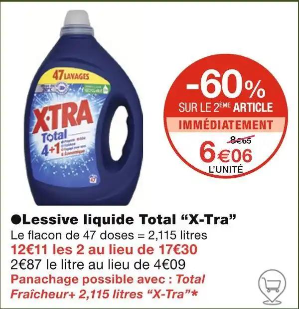 X-Tra Lessive liquide Total