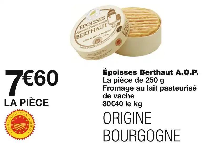 Berthaut Époisses A.O.P