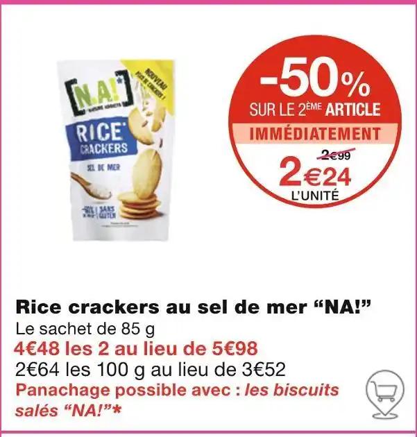 NA! Rice crackers au sel de mer