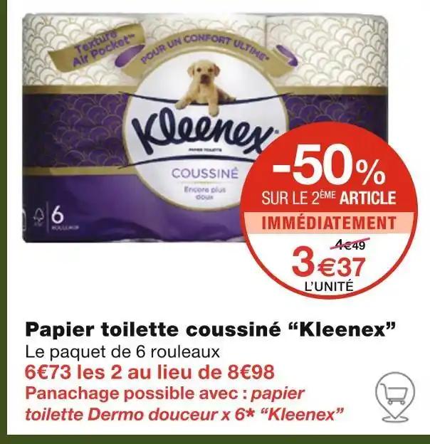 Kleenex Papier toilette coussiné