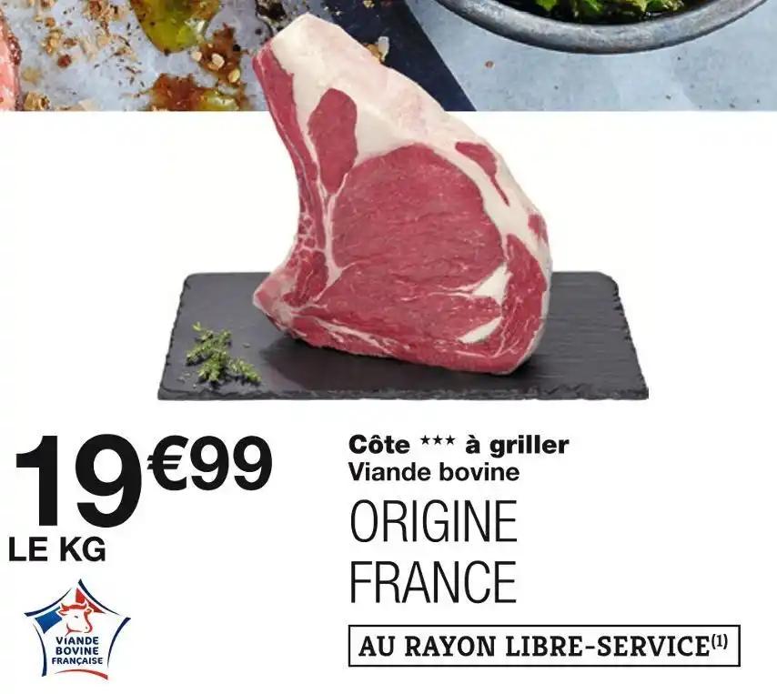 Côte à griller