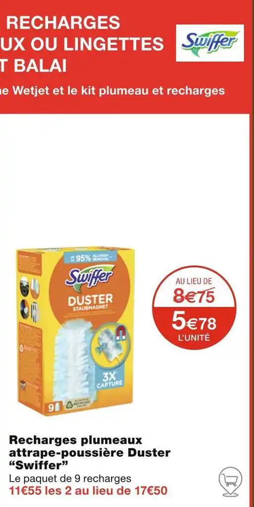 Swiffer Recharges plumeaux attrape-poussière Duster