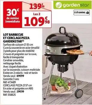 Gardenstar - lot barbecue et cerclage pizza