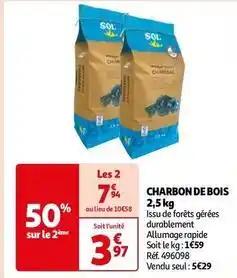 Sol - charbon de bois 2,5 kg