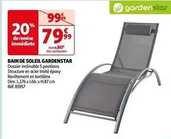 Gardenstar - bain de soleil