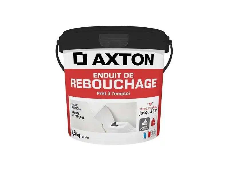 Enduit de rebouchage en pâte Prêt à l'emploi AXTON blanc 1.5 kg