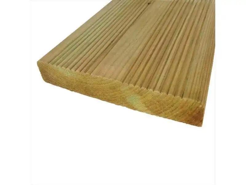 Planche en pin vert KUHMO2, L.240 x l.14.5 cm x Ep.27mm