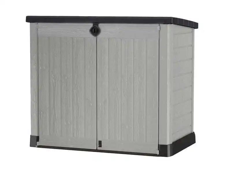 Coffre de jardin SIO ACE en résine - KETER - noir et gris - 1200 litres