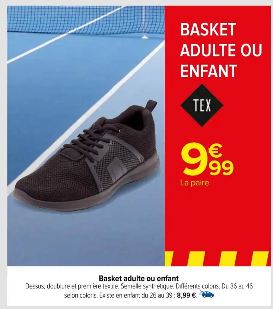 Basket adulte ou enfant