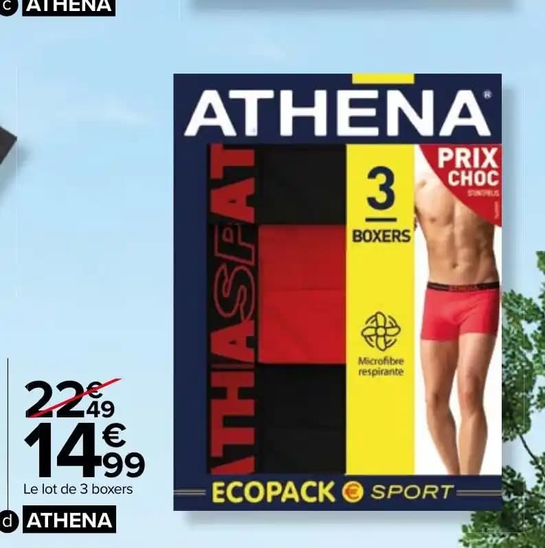 Boxers homme "Eco sport"