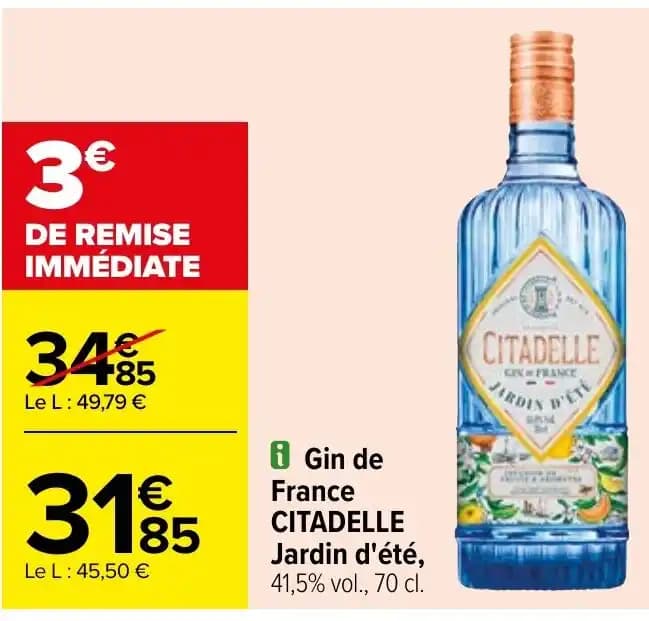 i Gin de France CITADELLE Jardin d'été,