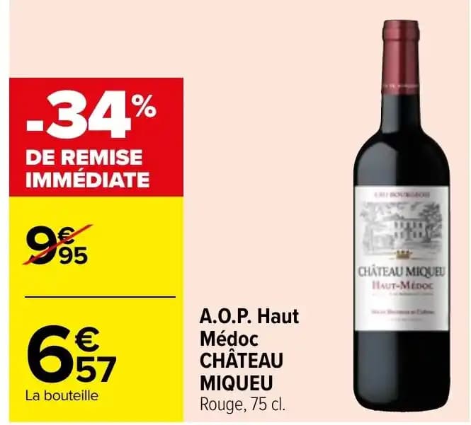 A.O.P. Haut Médoc CHÂTEAU MIQUEU