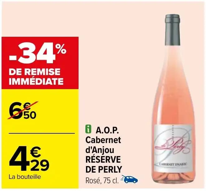 i A.O.P. Cabernet d'Anjou RÉSERVE DE PERLY