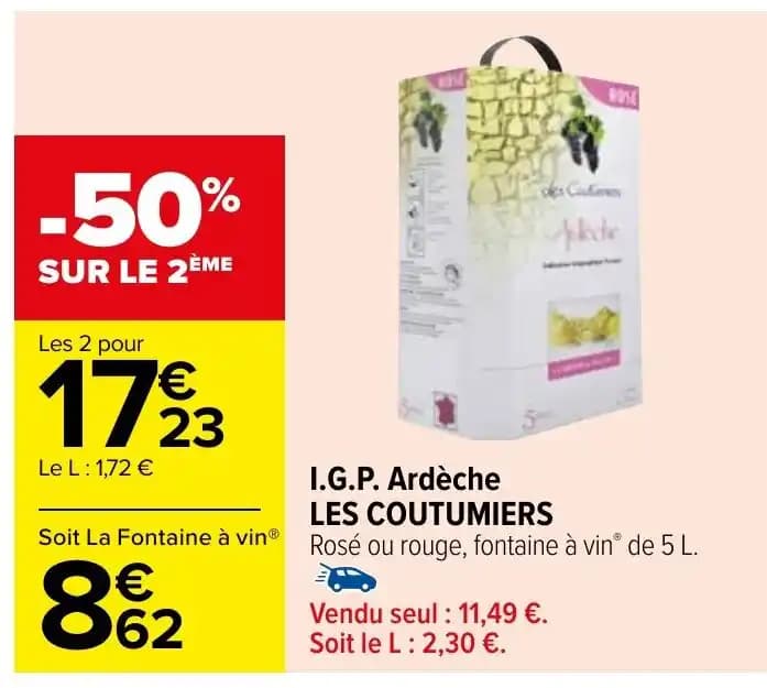 I.G.P. Ardèche LES COUTUMIERS