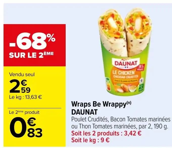 Wraps Be Wrappy(n) DAUNAT