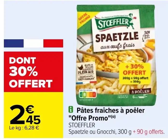 Pâtes fraîches à poêler "Offre Promo" (0)