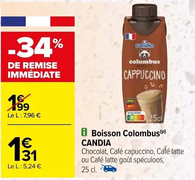 Boisson Colombus (P) CANDIA