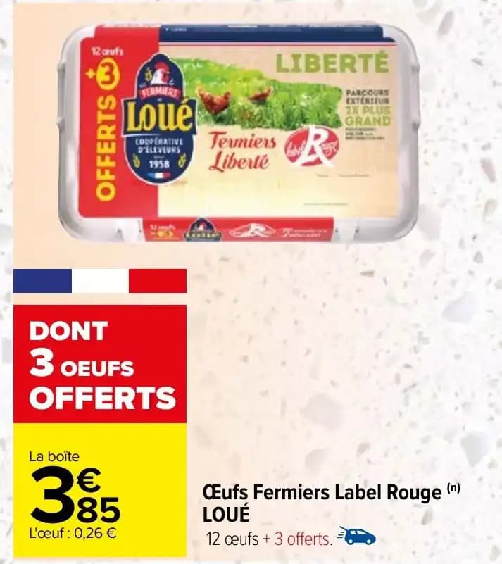 Œufs Fermiers Label Rouge LOUÉ