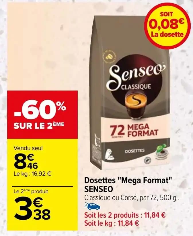 Dosettes "Mega Format" SENSEO