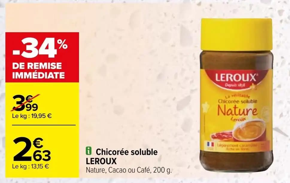 i Chicorée soluble LEROUX