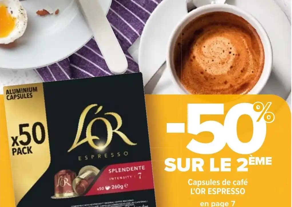Capsules de café L'OR ESPRESSO