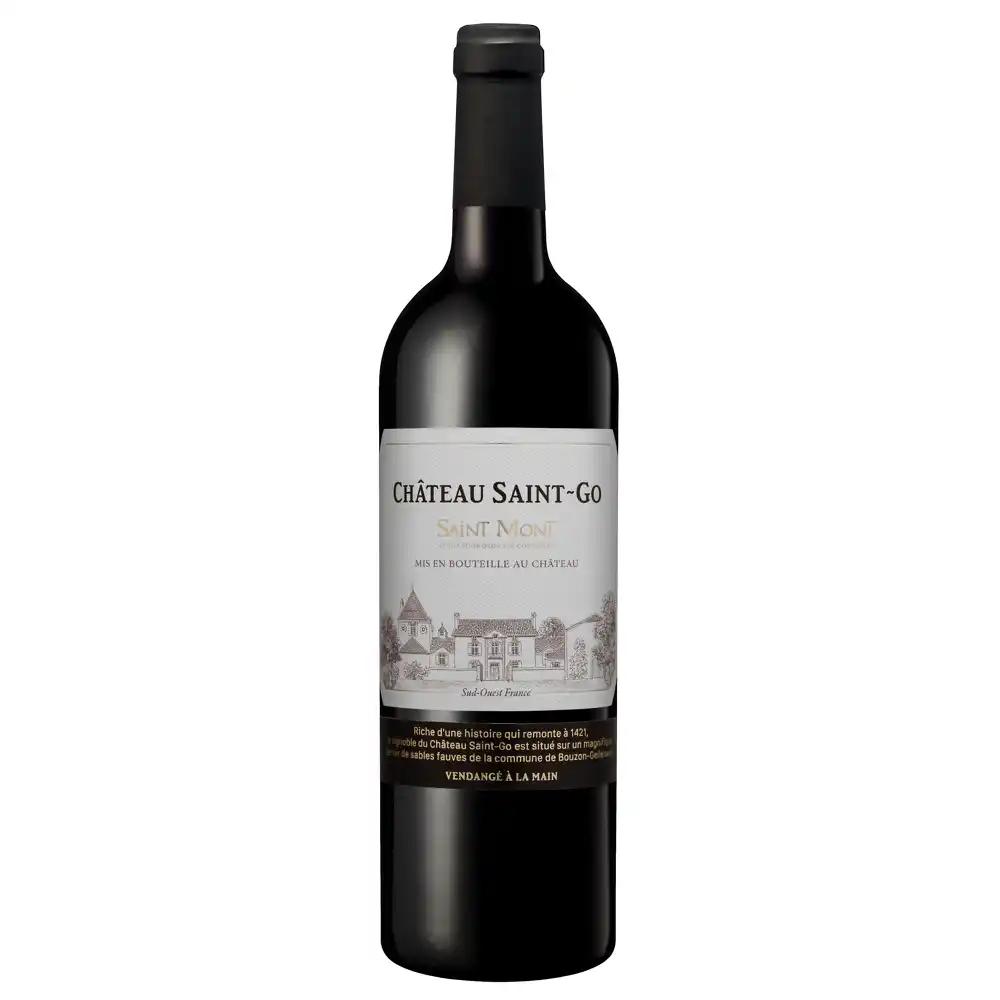 Château St GO, 2020 - Saint-Mont AOP - Rouge - 75 cl - étiquette abîmée