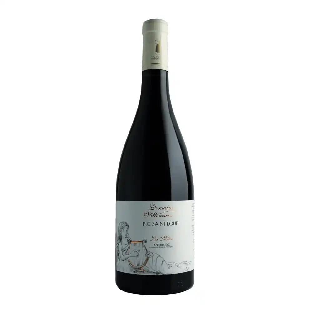 Domaine de Villeneuve Pic Saint-Loup La Muse, 2020 - Languedoc AOP - Rouge - 75 cl - étiquette abîmée
