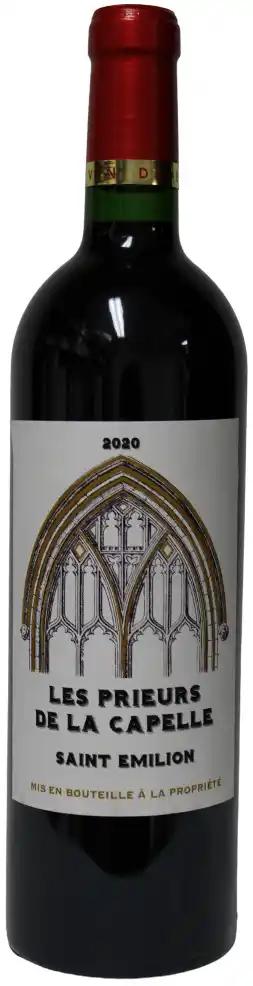 Les Prieurs De La Capelle, 2020 - Saint-Emilion AOP - Rouge - 75 cl - étiquette abîmée