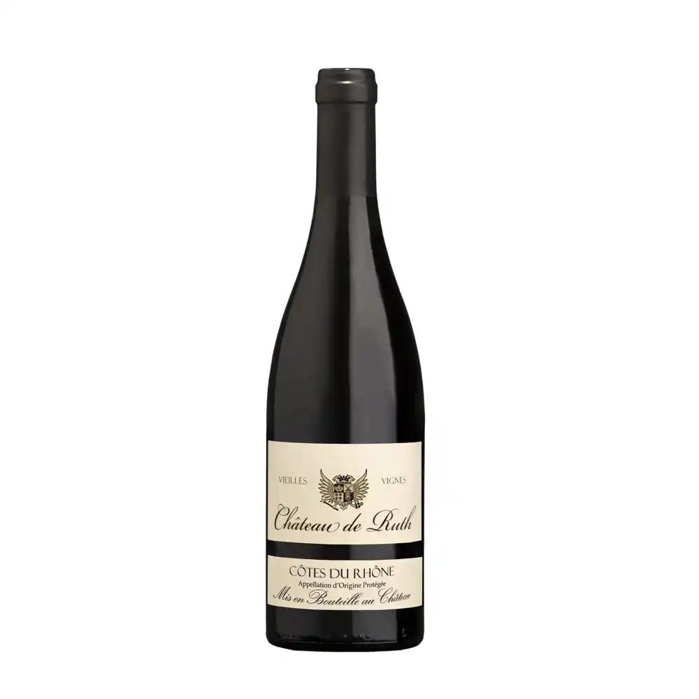 Château de Ruth Vielles Vignes, 2022 - Côtes du Rhône AOP - Rouge - 75 cl - étiquette abîmée