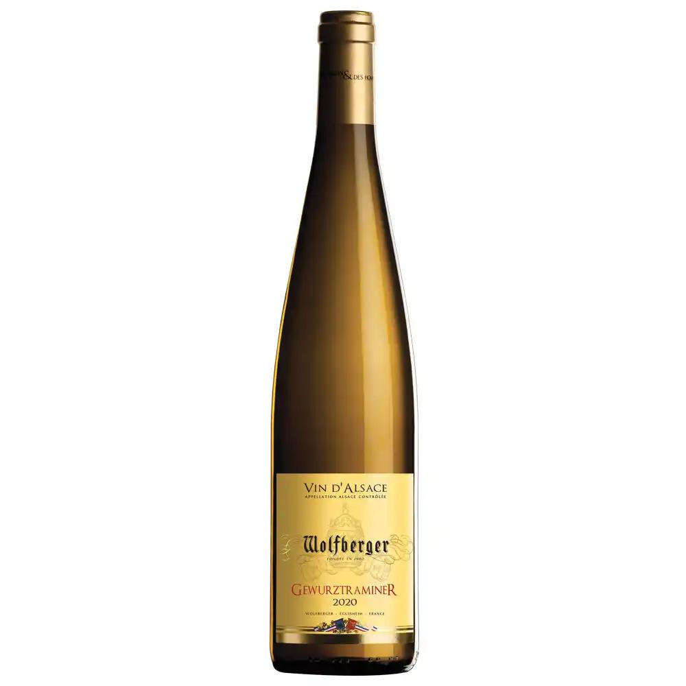 Wolfberger, 2021 - Alsace Gewurztraminer AOP - Blanc Sec - étiquette abîmée - 75 cl