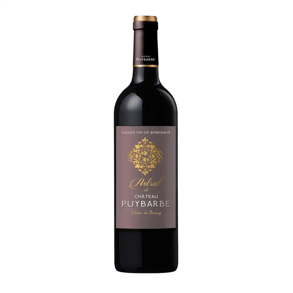 Astral de Château Puybarbe, 2019 - Côtes de Bourg AOP - Rouge - 75 cl - étiquette abîmée