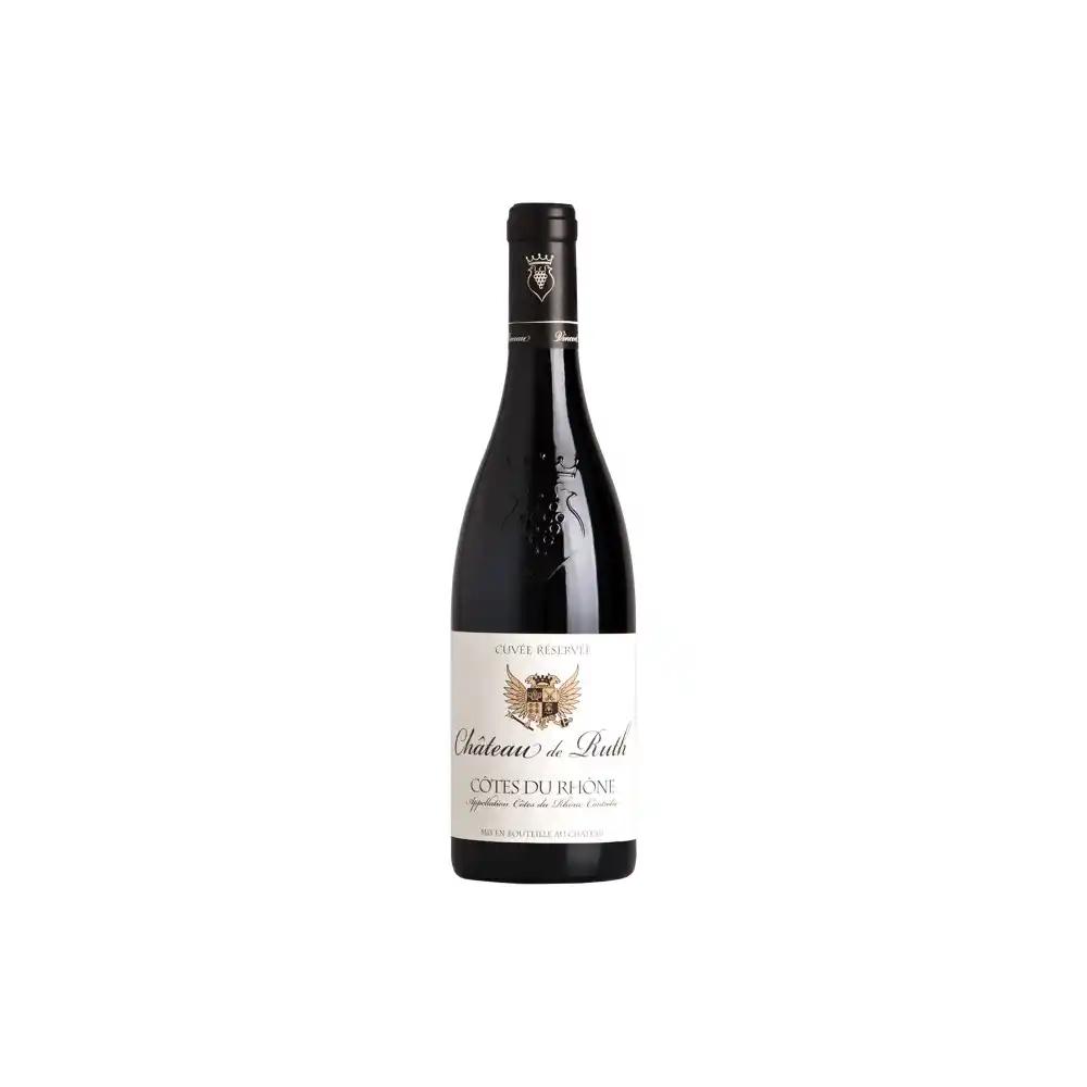 Château de Ruth Cuvée Réservée, 2021 - Côtes du Rhône AOP - Rouge - 75 cl - étiquette abîmée