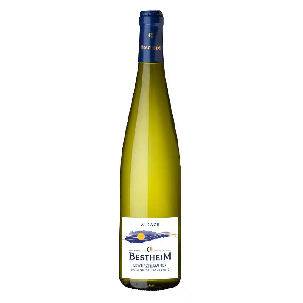 Bestheim Passion de Vignerons, 2019 - Alsace Gewurztraminer AOP - Blanc Sec - étiquette abîmée - 75 cl