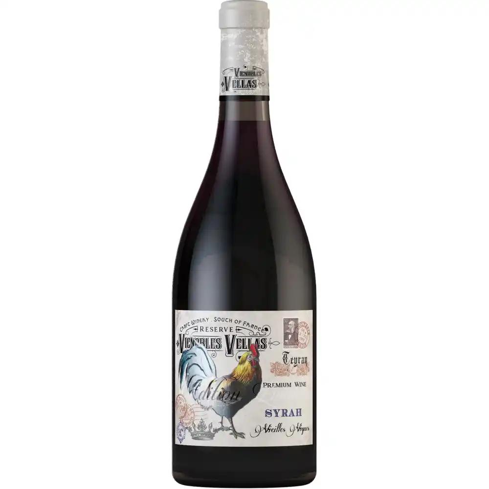 Le Coq, 2021 - Pays d'Oc IGP - Rouge - 75 cl - étiquette abîmée