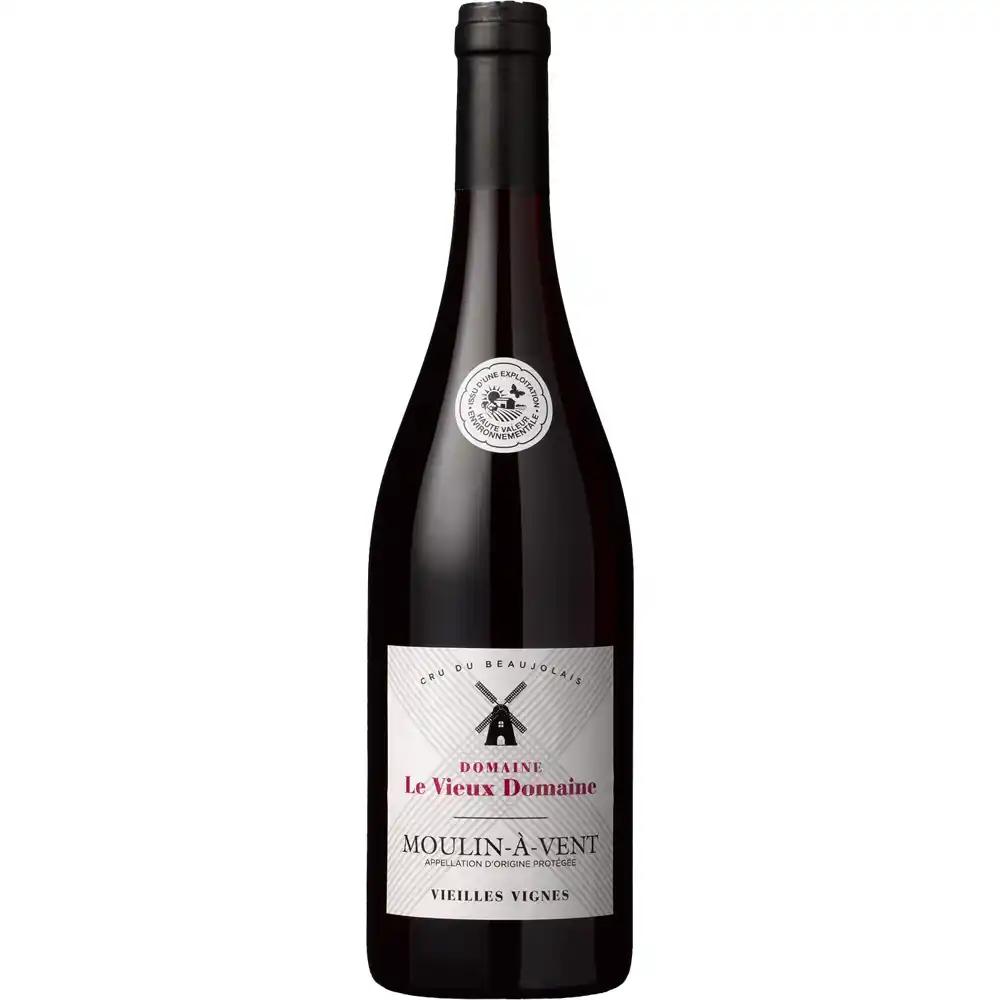 Domaine le Vieux Domaine Vieilles Vignes, 2020 - Moulin à Vent AOC - Rouge - 75 cl - étiquette abîmée