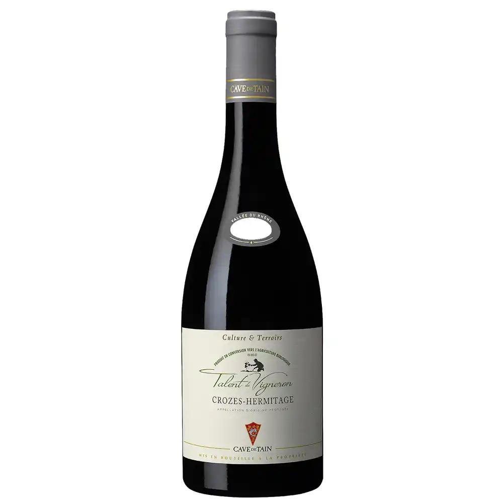 Cave de Tain Talent de Vignerons BIO, 2021 - Crozes-Hermitage AOP - Rouge - 75 cl - étiquette abîmée