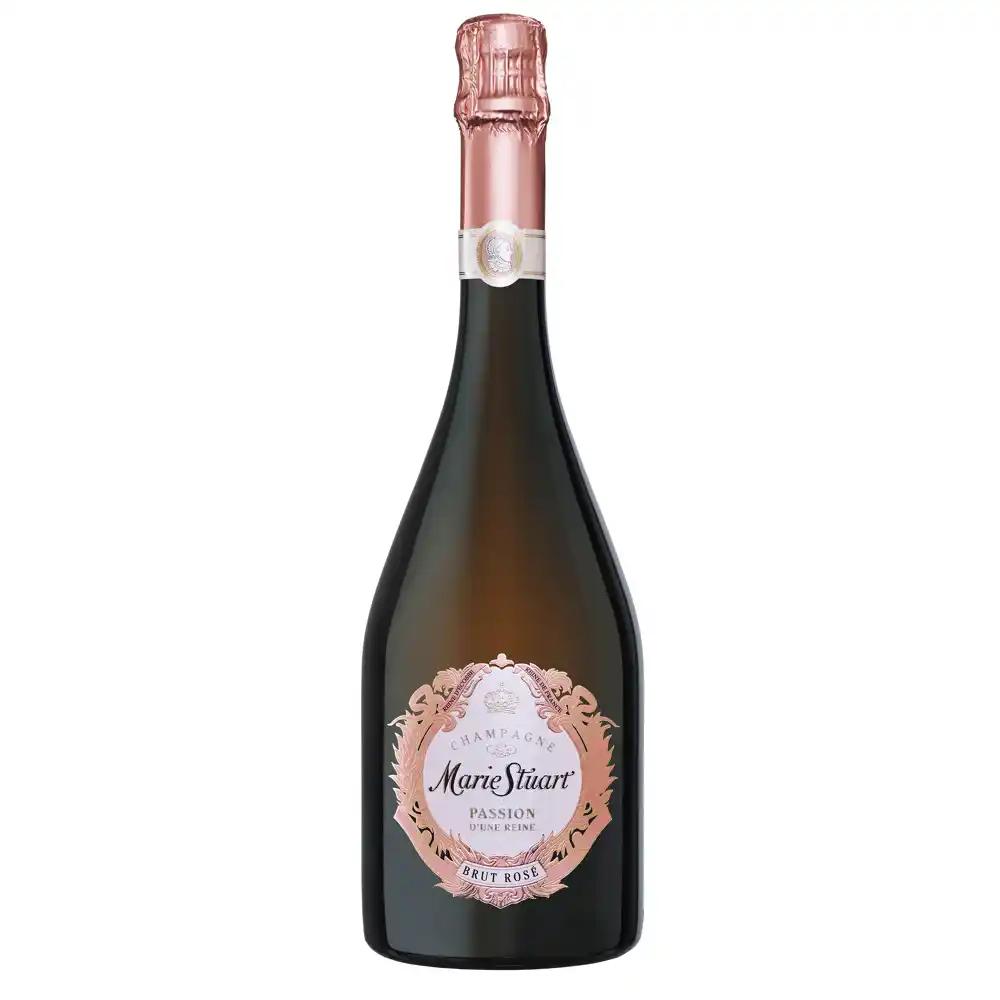Champagne Marie Stuart Passion d'une Reine - Brut Rosé - 75 cl - étiquette abîmée
