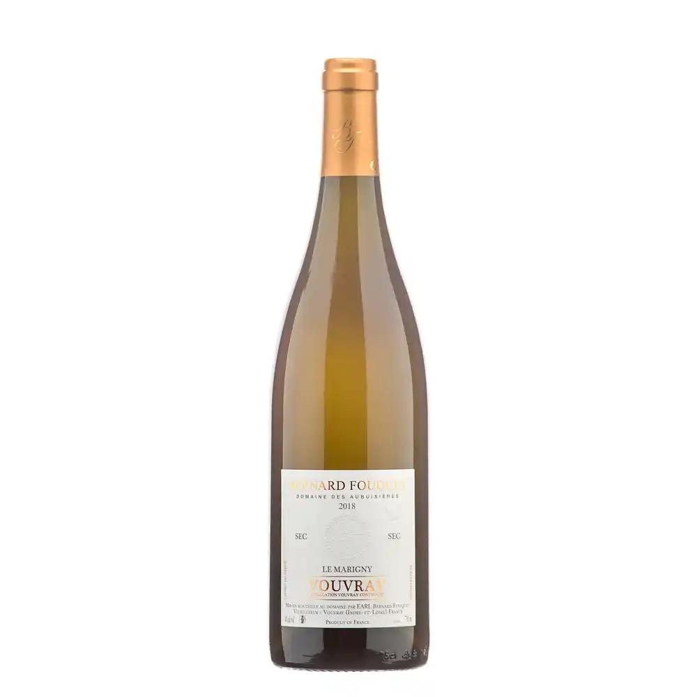 Bernard Fouquet - Domaine des Aubuisières Le Marigny, 2018 - Vouvray AOP - Blanc Sec - étiquette abîmée - 75 cl